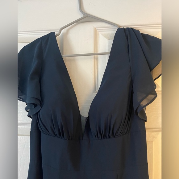 Navy blue bridesmaid dress - Picture 2 of 5